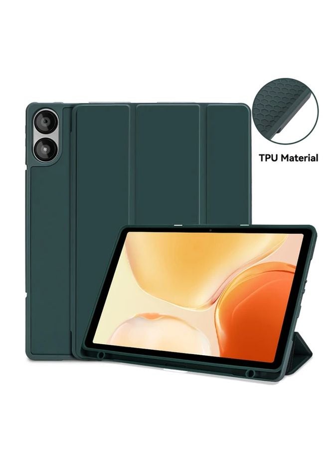 غطاء Redmi Pad Pro 12.1 باللون الأسود من الجلد المغناطيسي مع خاصية النوم والاستيقاظ التلقائي وقاعدة قابلة للطي. - Image 3